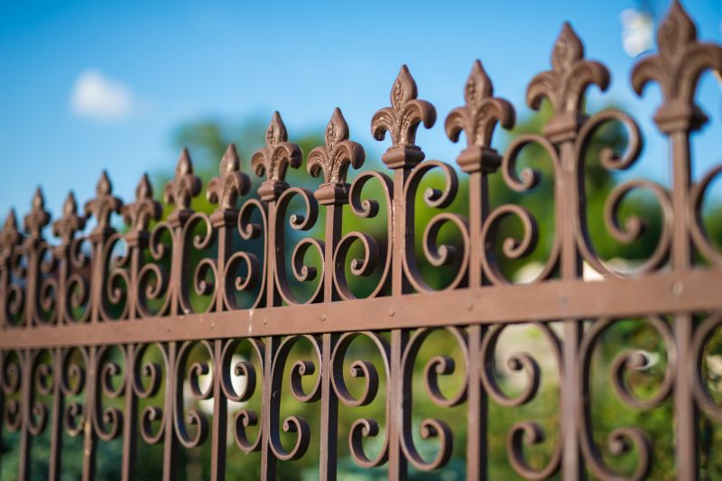 Custom Iron Fence Installation